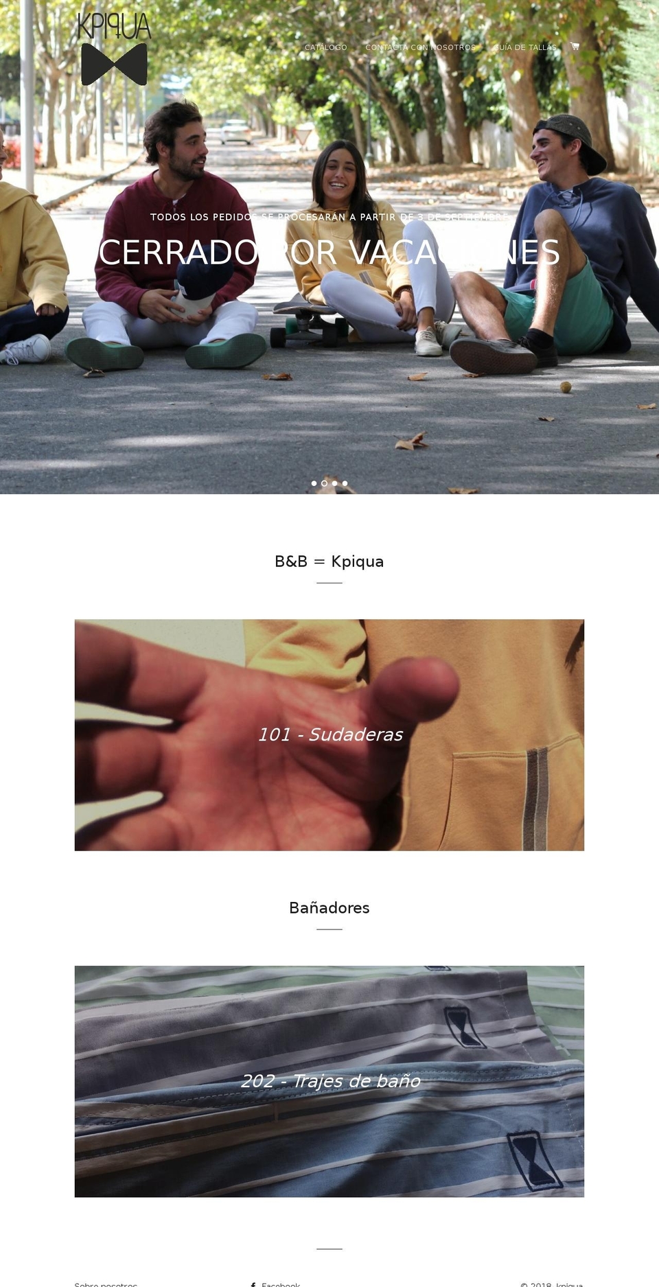 kpiqua.com — Shopify storefront screenshot