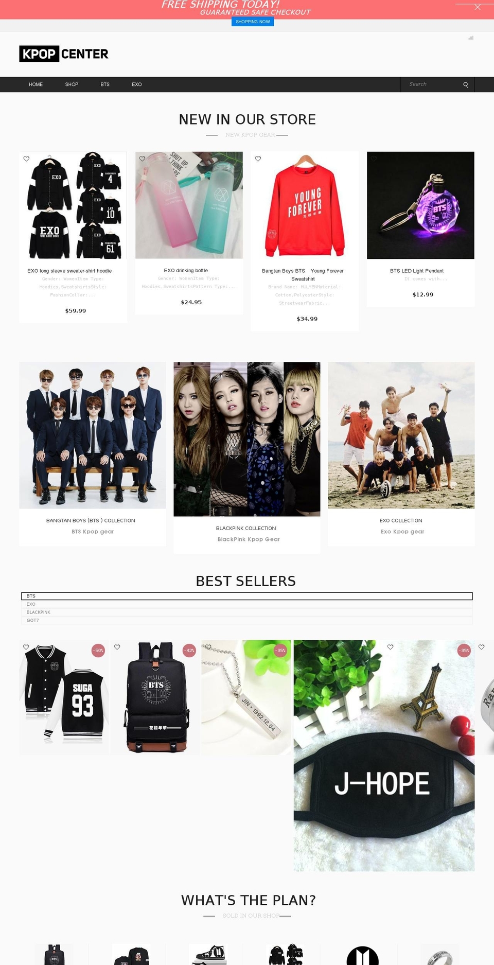 fastest-fashion-ellyana-v1-2-1 Shopify theme site example kpopcenter.com