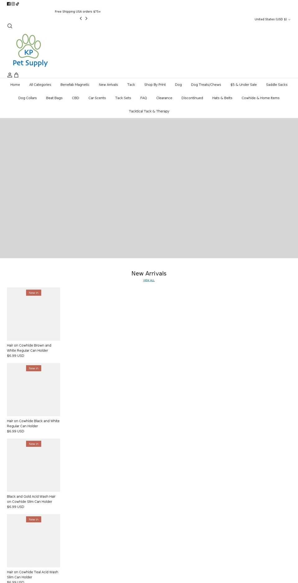 kppetsupply.com shopify website screenshot