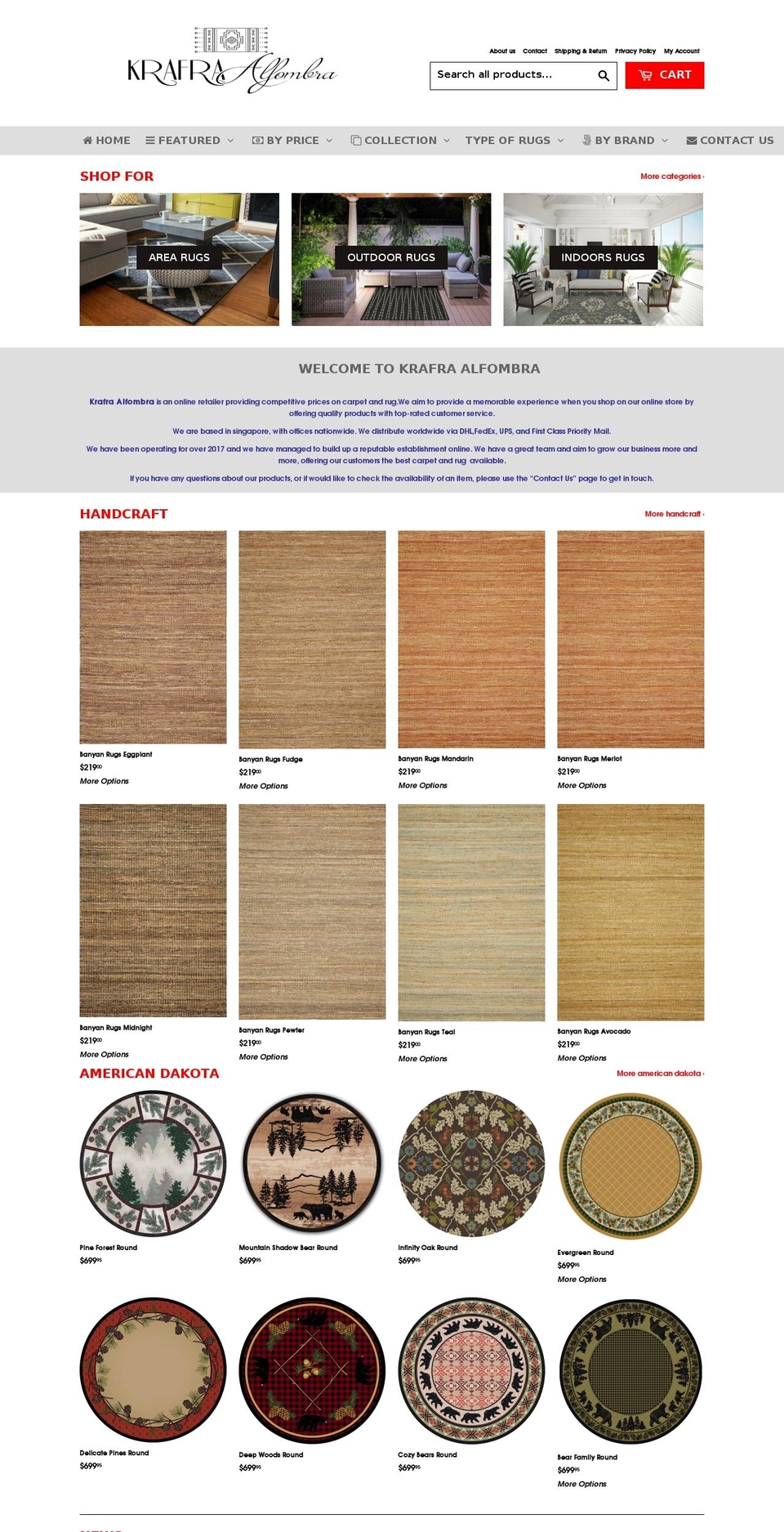 krafra.com — Shopify storefront screenshot