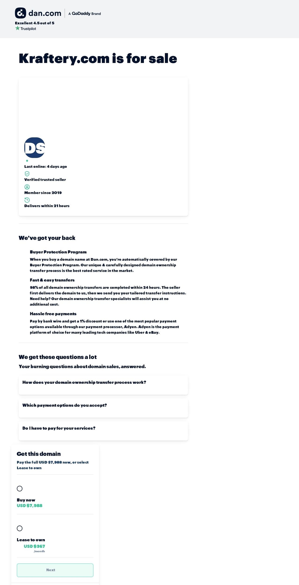 kraftery.com — Shopify storefront screenshot