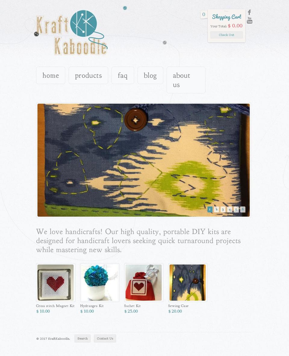 kraftkaboodle.com shopify website screenshot