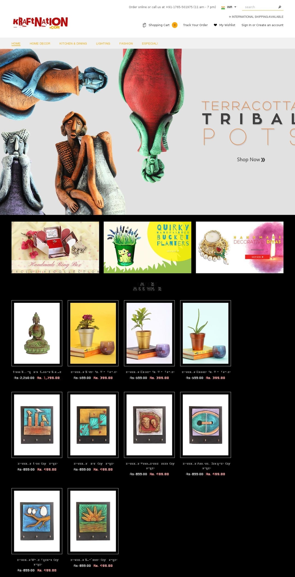 kraftnation.com shopify website screenshot