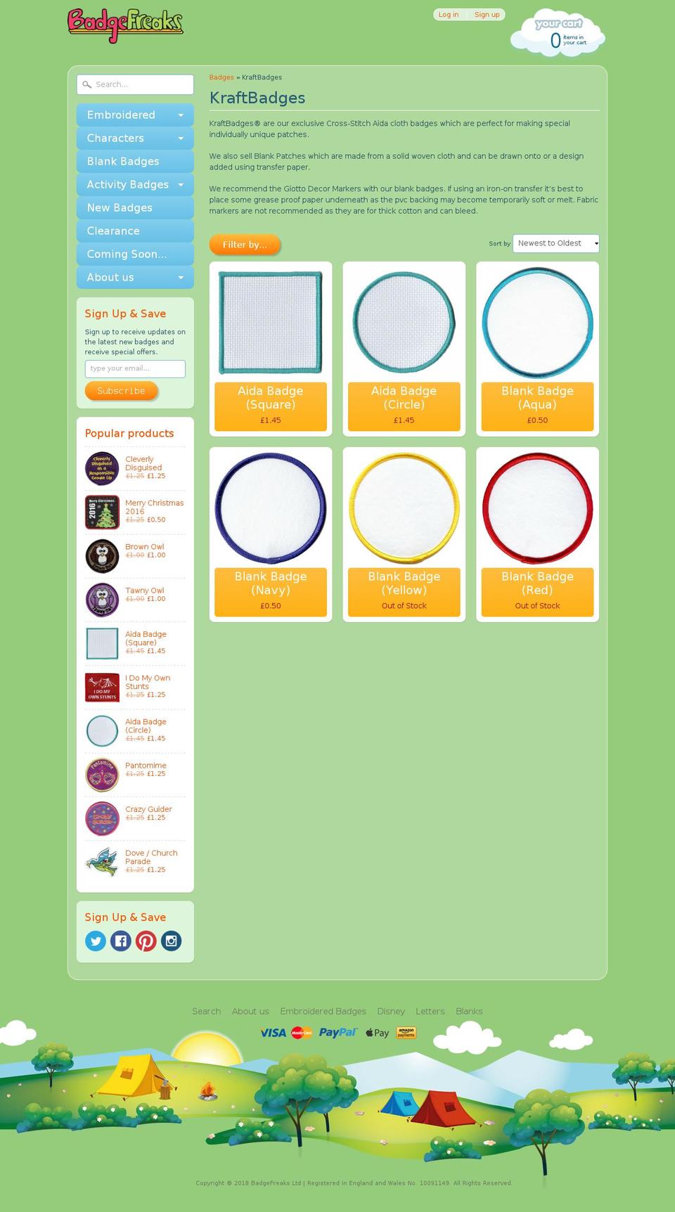 kraftpatches.com — Shopify storefront screenshot