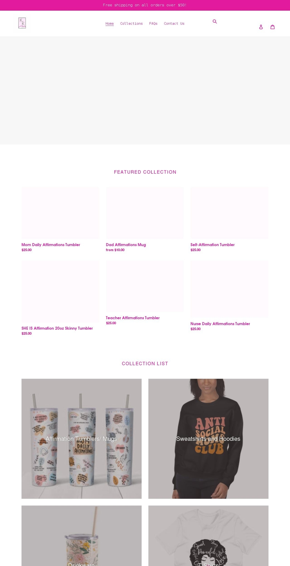kraftybyking.com shopify website screenshot