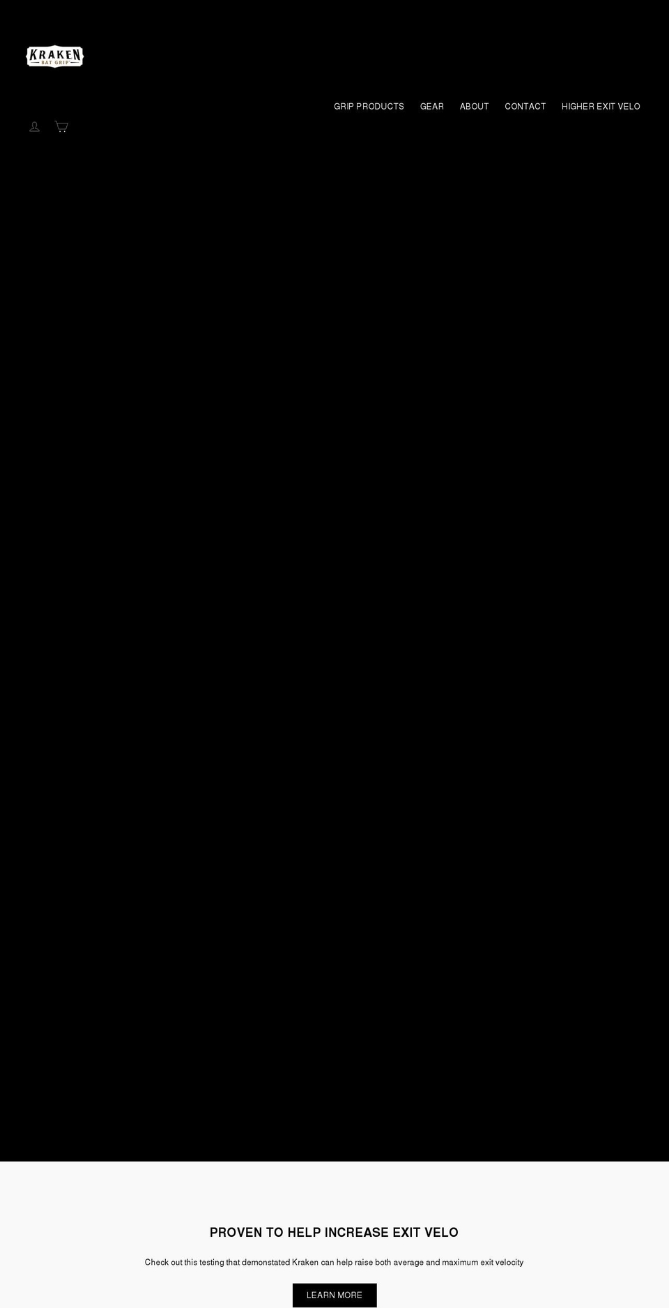 krakenbatgrip.com shopify website screenshot