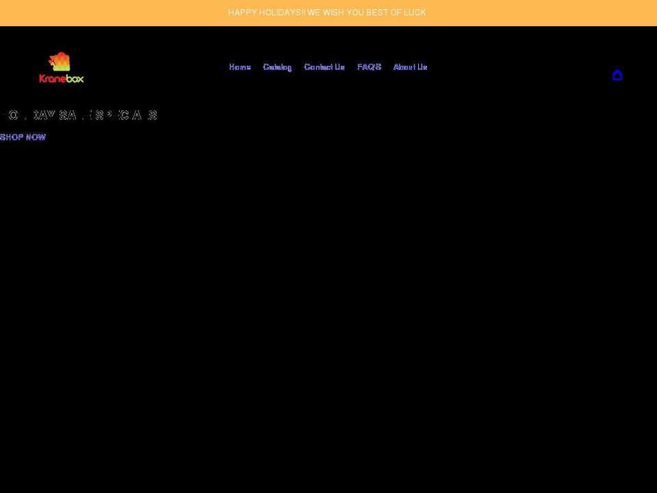 kranebox.com shopify website screenshot