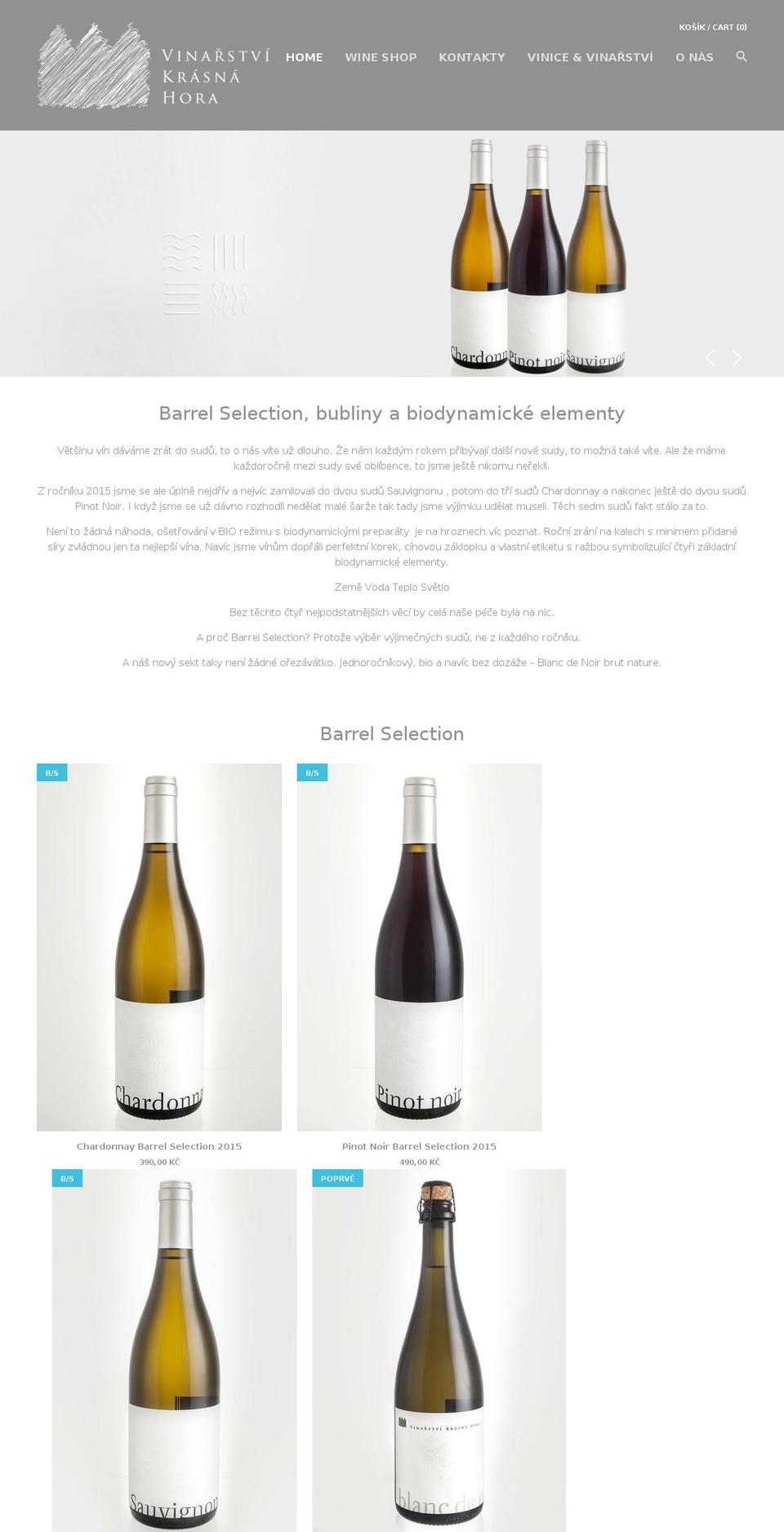 krasnahora.com shopify website screenshot