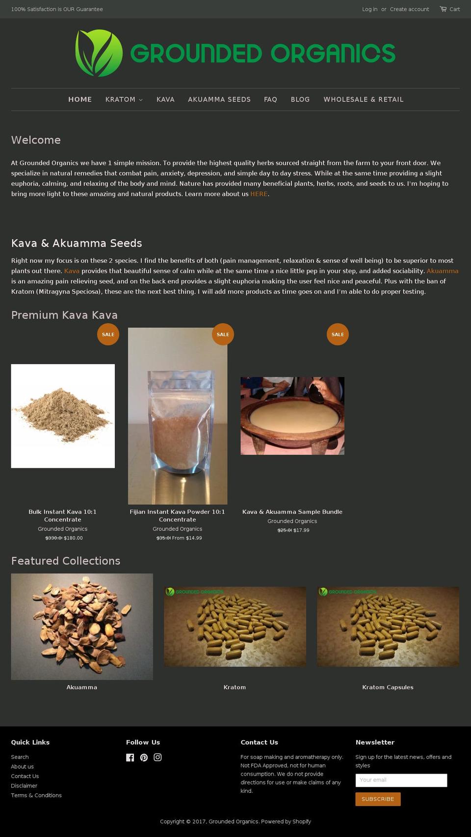 kratom-bulk.com shopify website screenshot