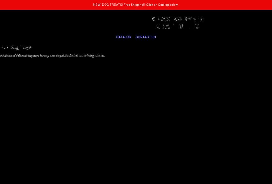 krazikarynskrafts.com shopify website screenshot