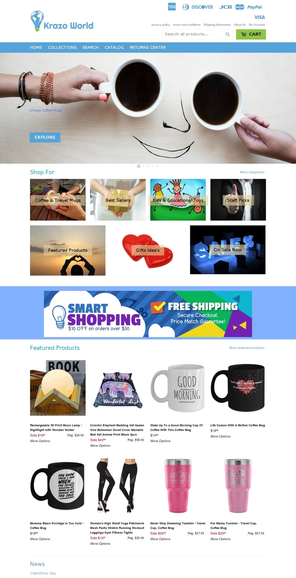 krazo-world.com shopify website screenshot