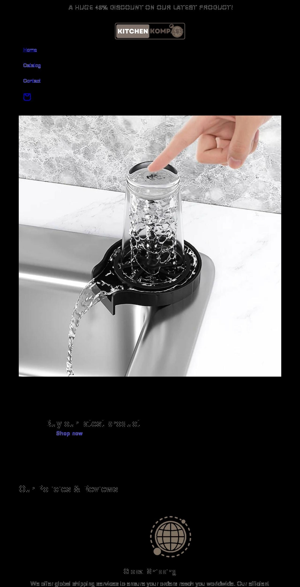 krazykitchen.co.uk shopify website screenshot