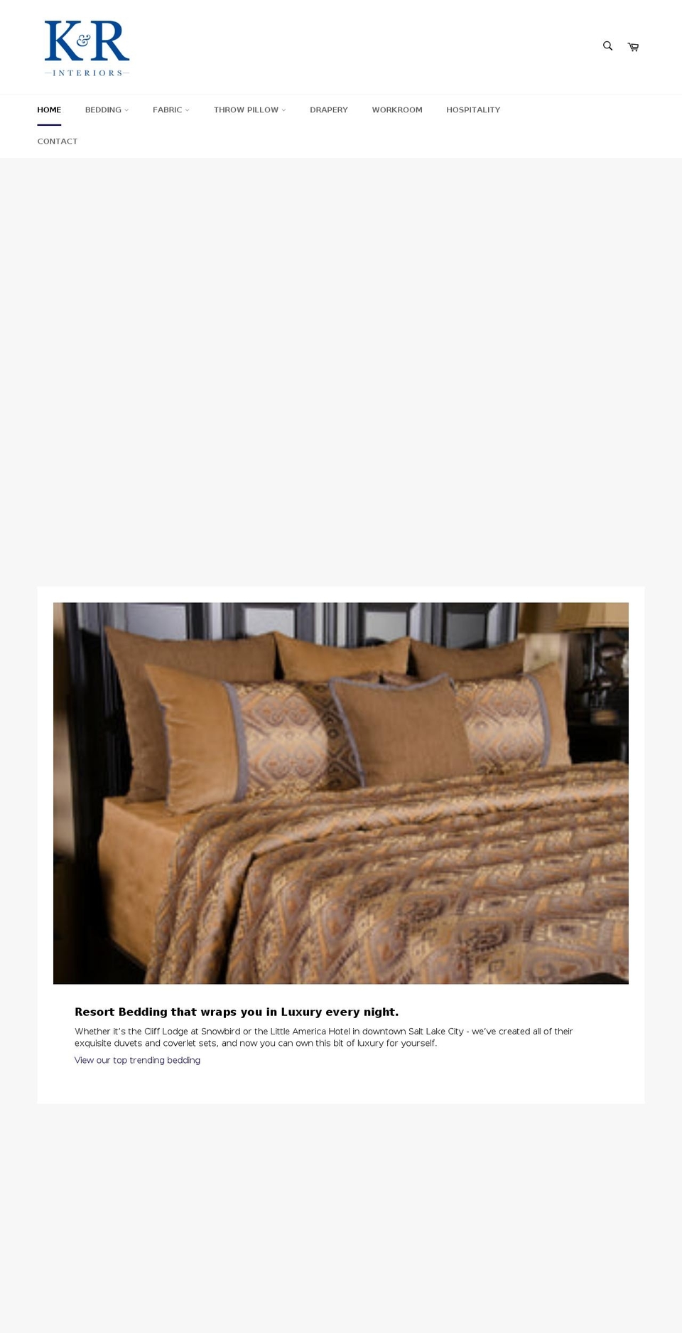 krbeds.com shopify website screenshot