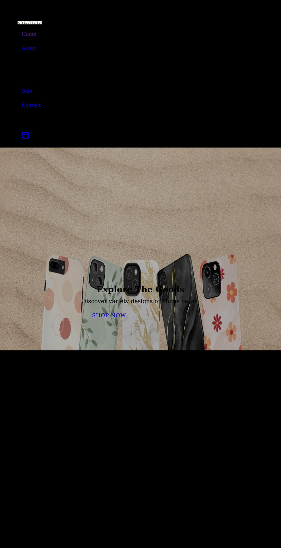 kreativea.com shopify website screenshot