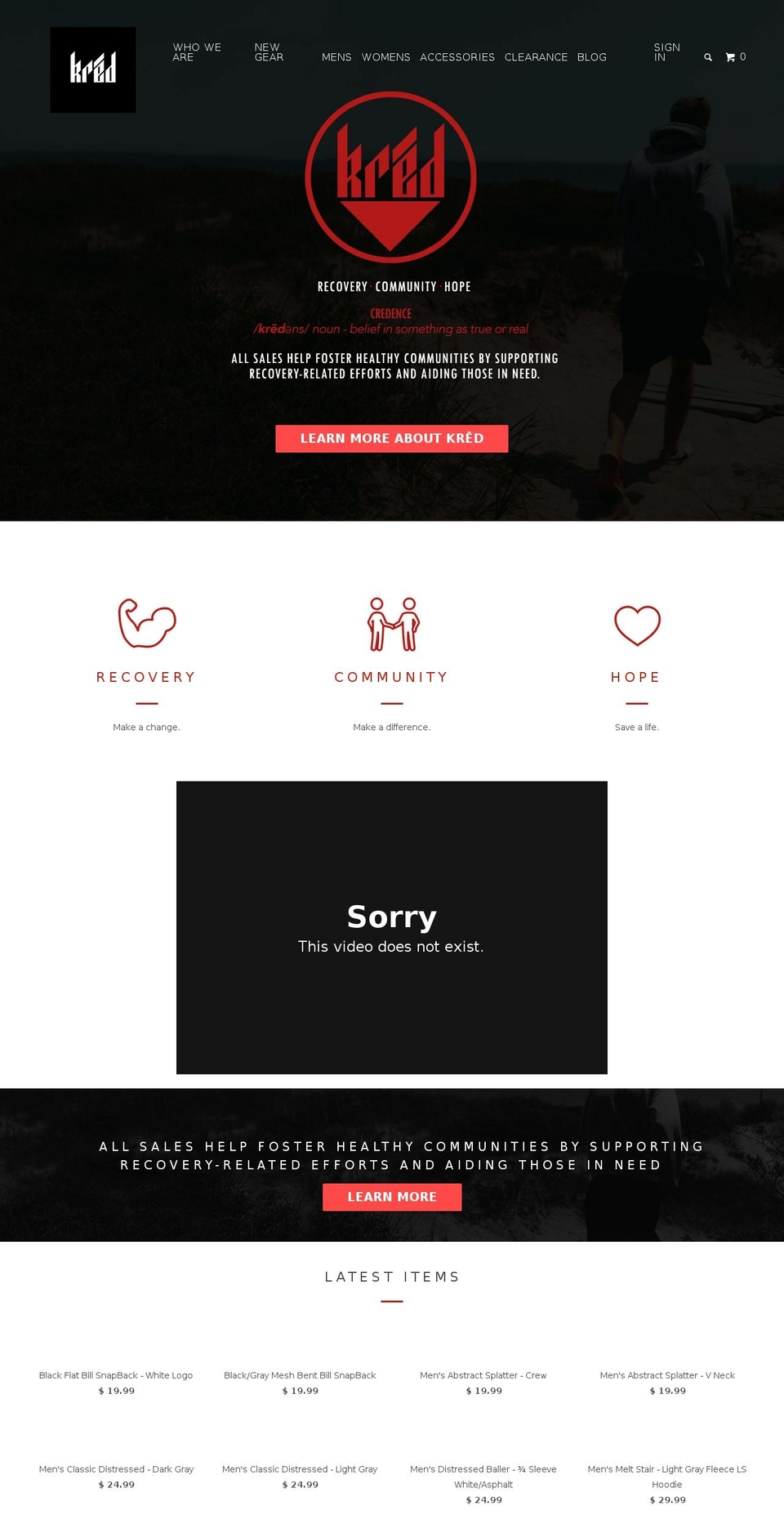 kredhouse.com shopify website screenshot
