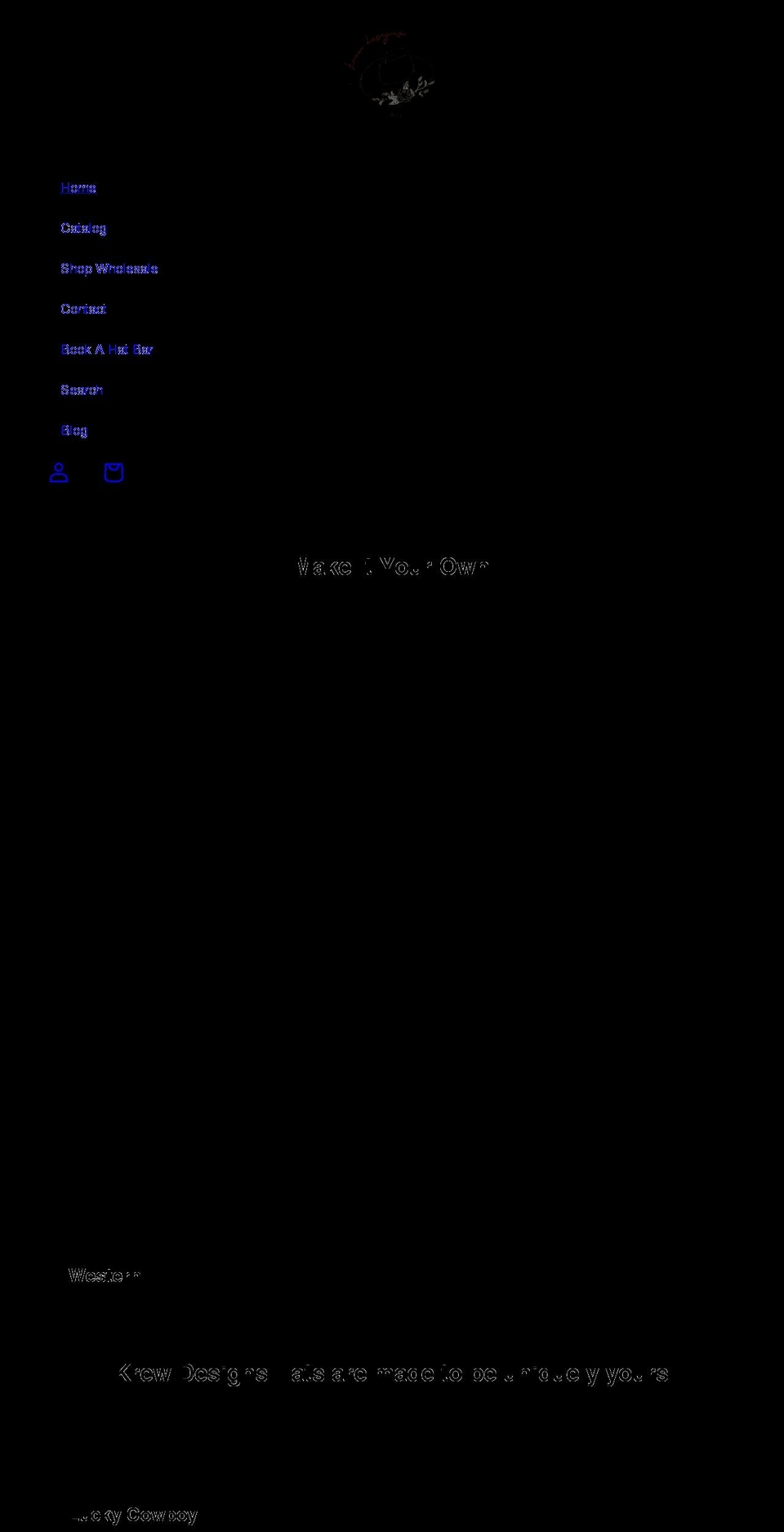 krewdesigns.com shopify website screenshot