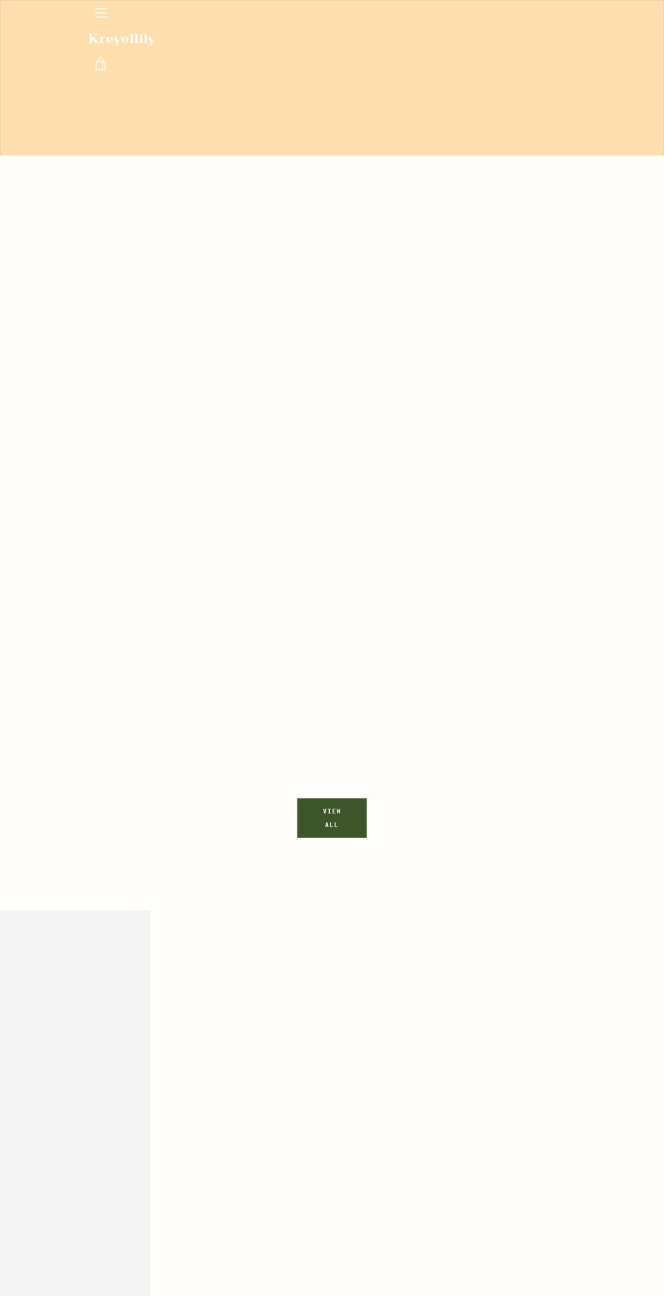 kreyollily.com shopify website screenshot