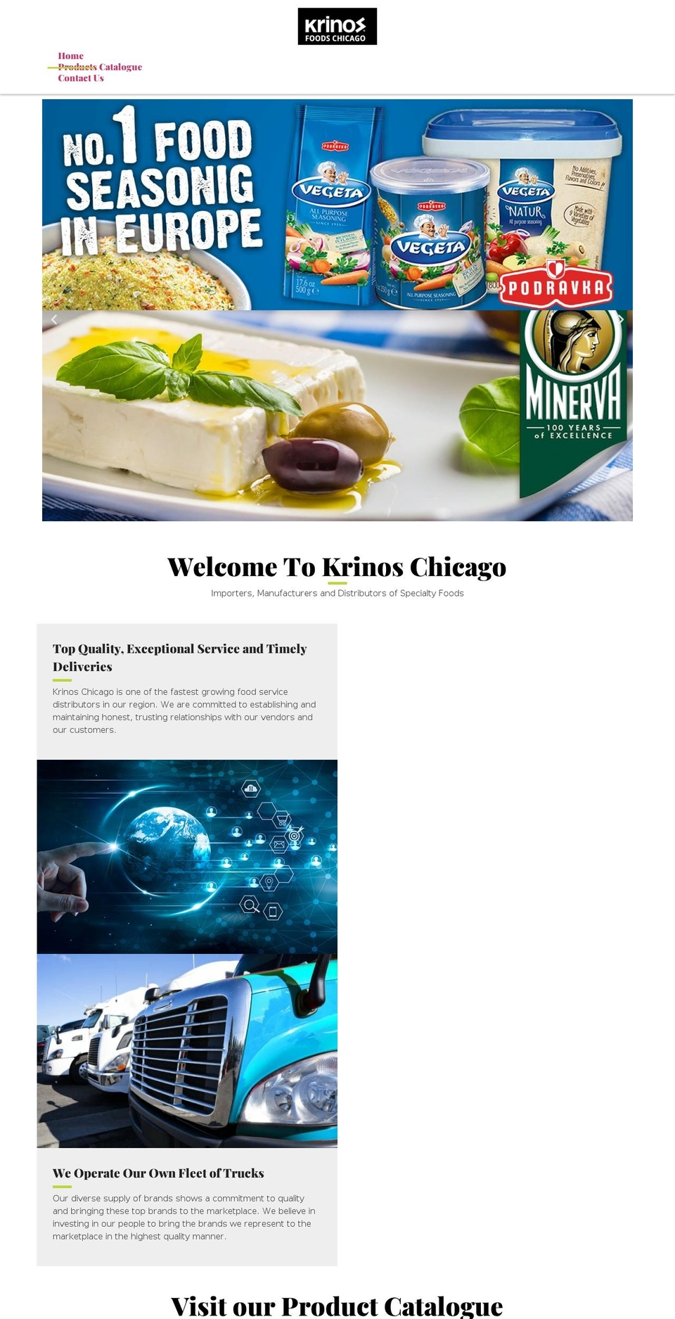 krinoschicago.com — Shopify storefront screenshot