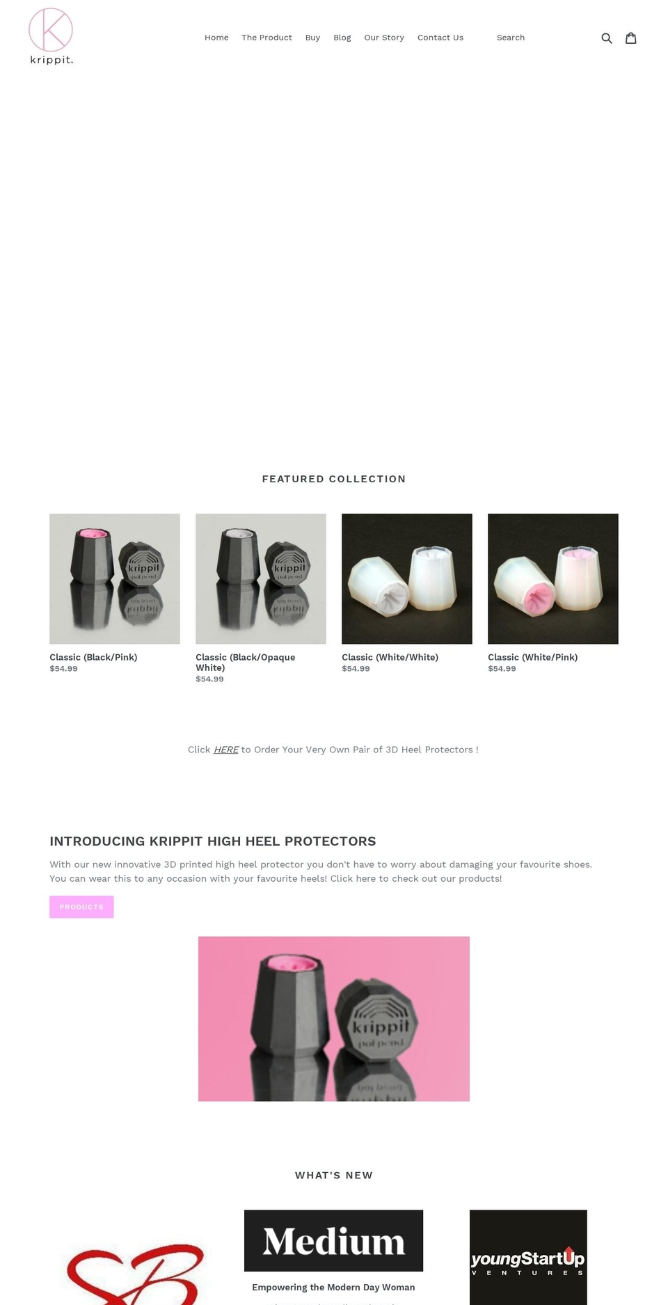 krippit.com shopify website screenshot