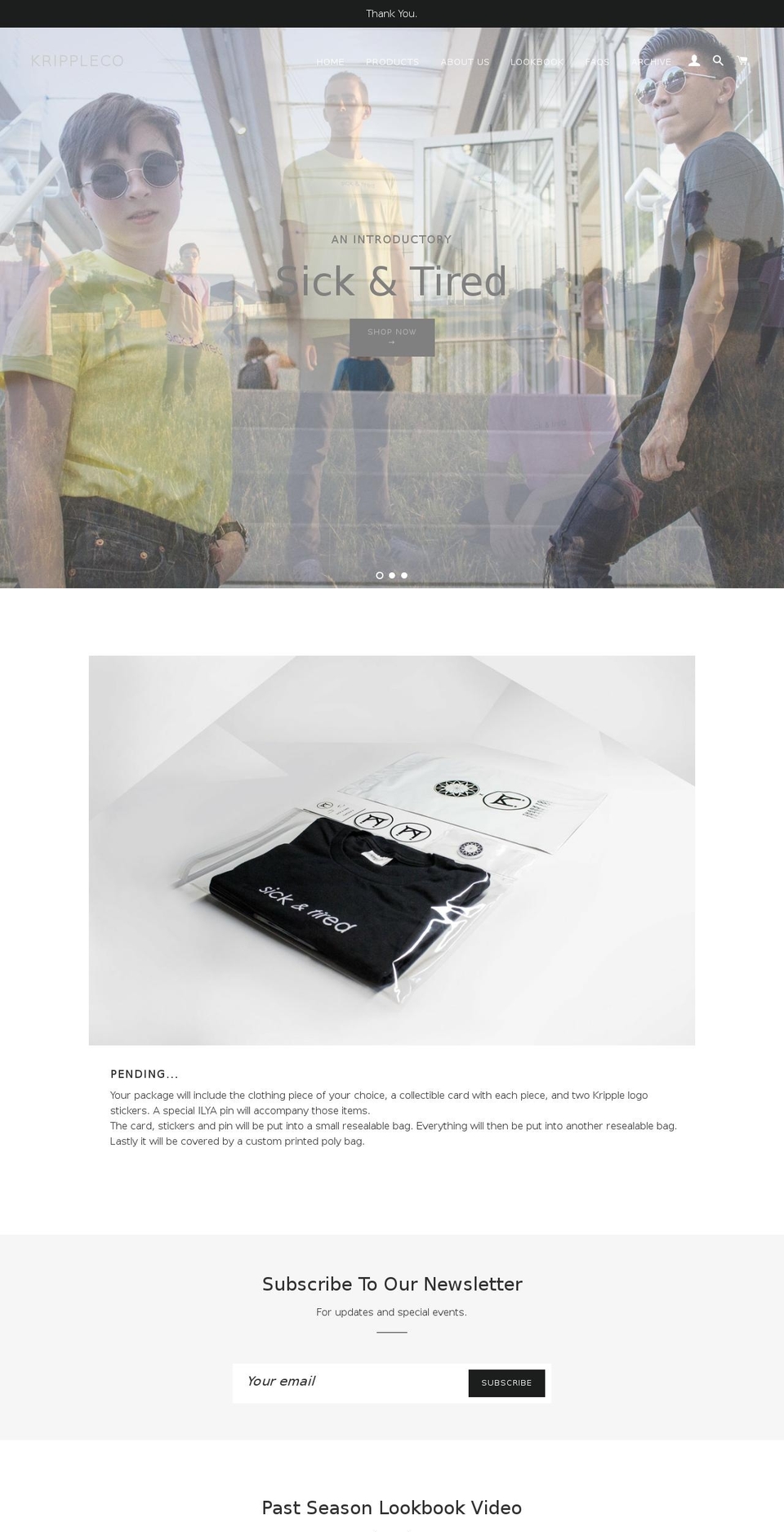 krippleco.com — Shopify storefront screenshot