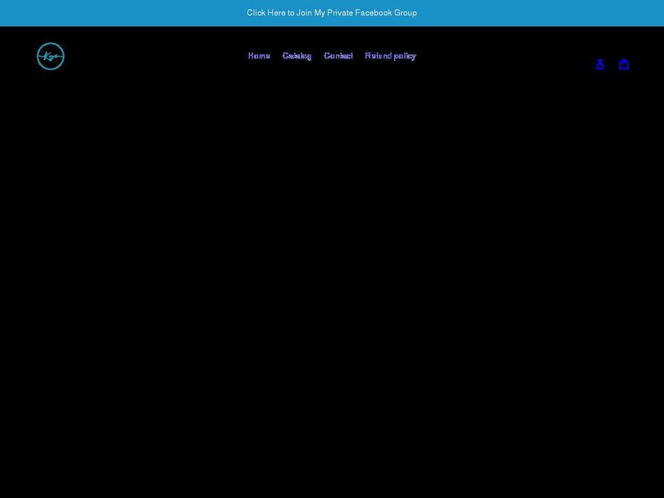 krisglamcloset.com shopify website screenshot