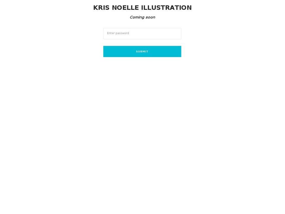 krisnoelle.com shopify website screenshot