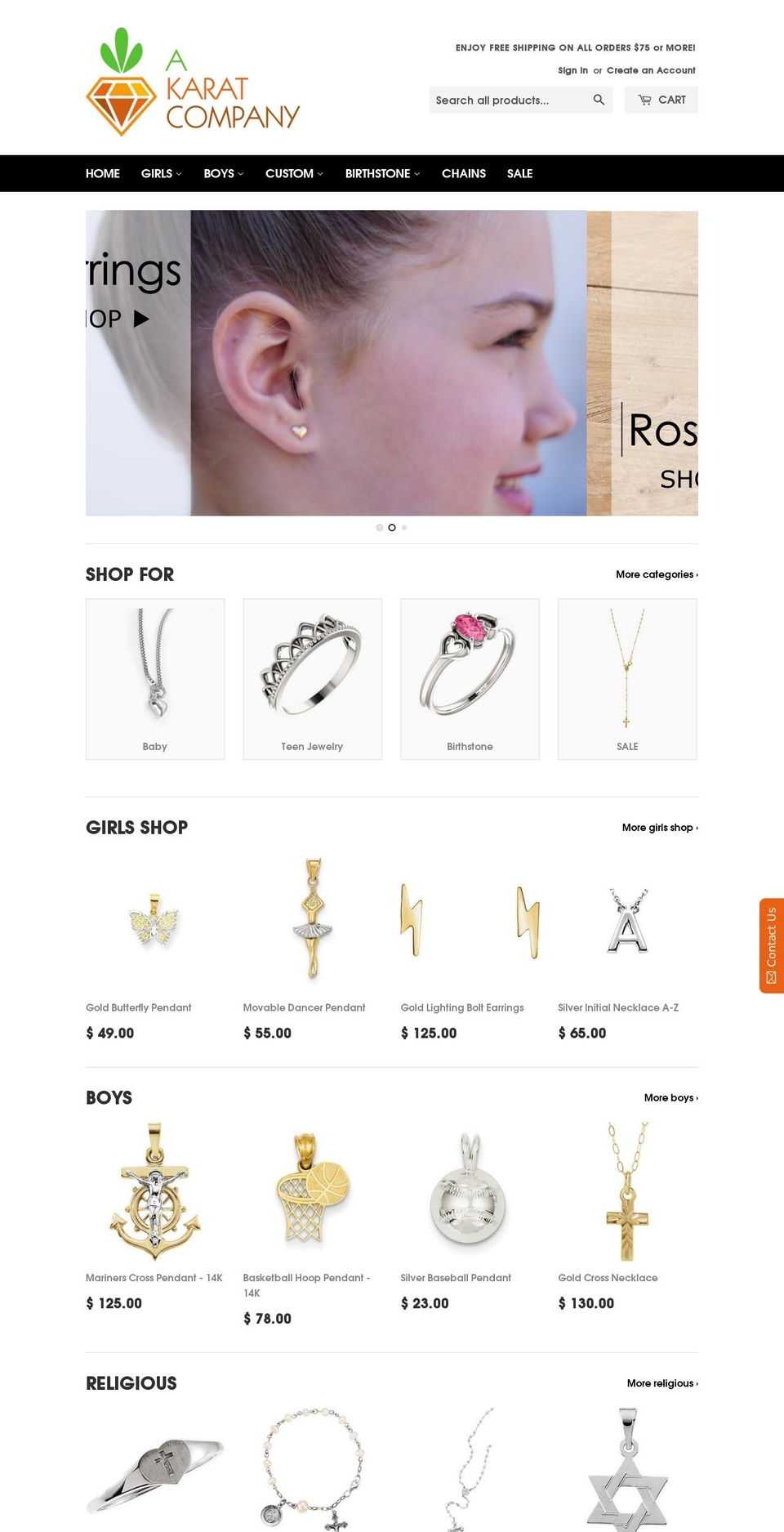 kristenkowall.com — Shopify storefront screenshot