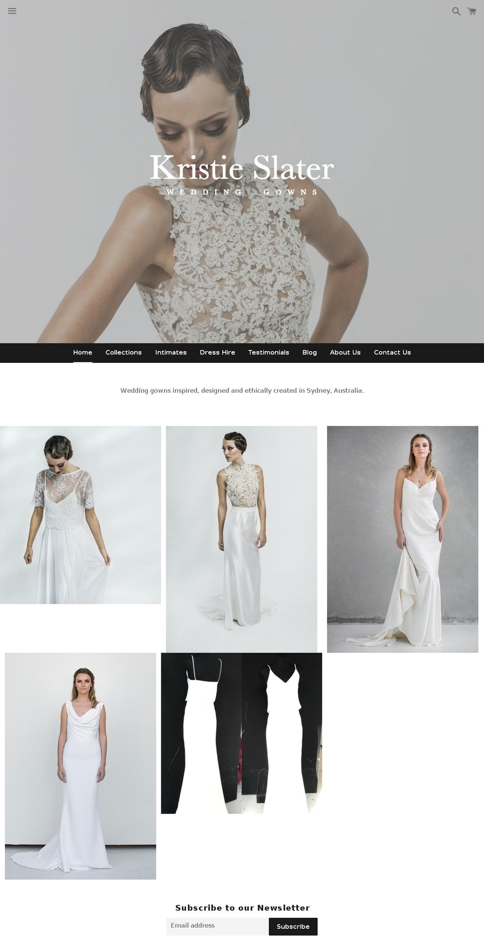 kristieslater.com.au shopify website screenshot