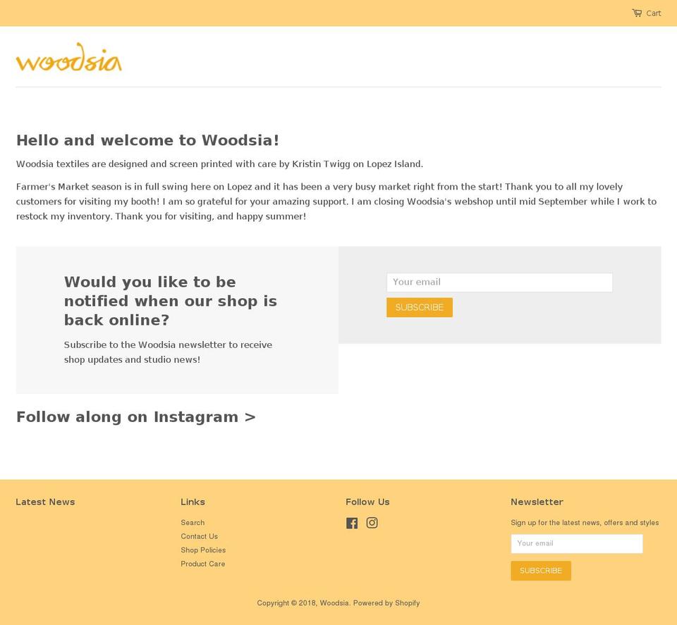 kristintwigg.com — Shopify storefront screenshot