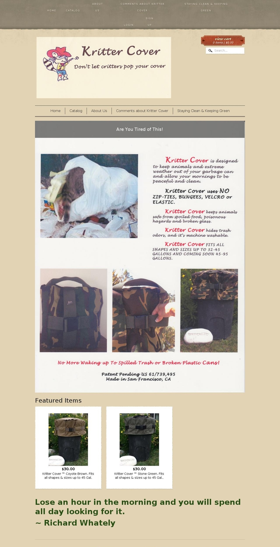 Copy of Flex Shopify theme site example krittercover.com