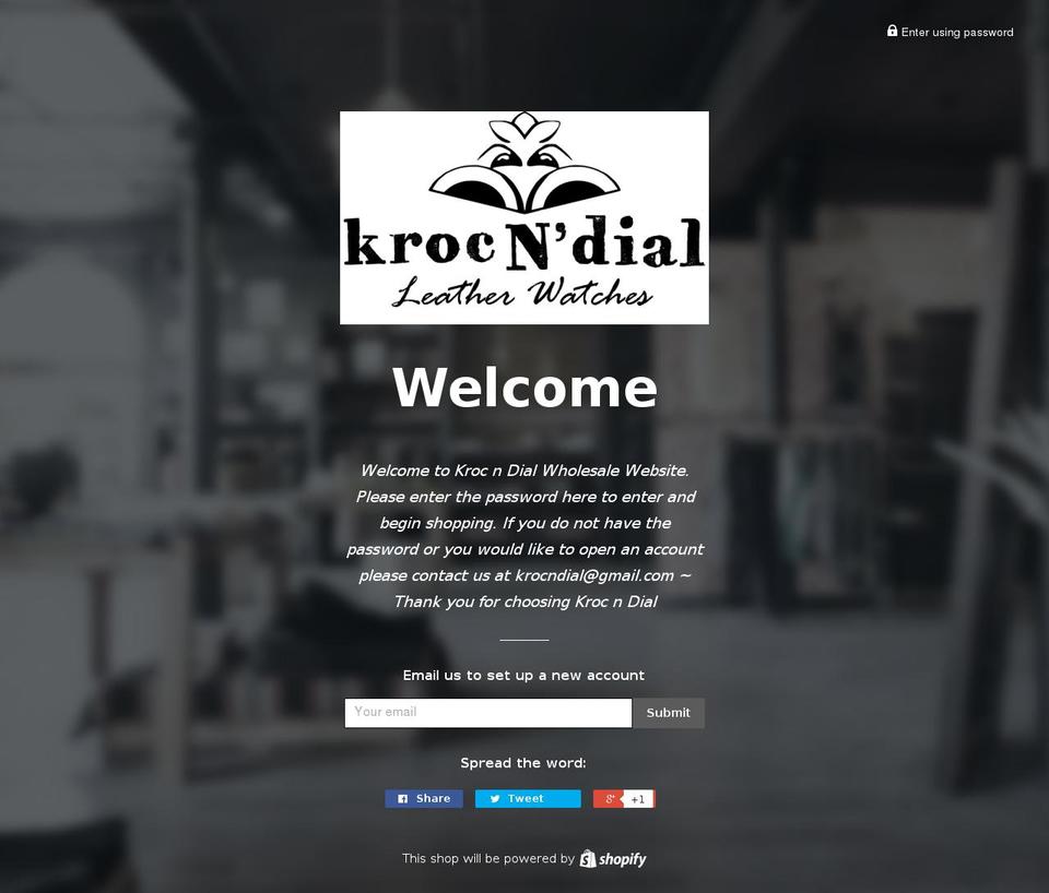krocndialcanada.com shopify website screenshot