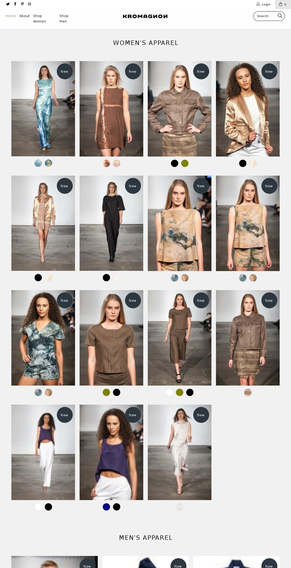 kromagnon.com shopify website screenshot