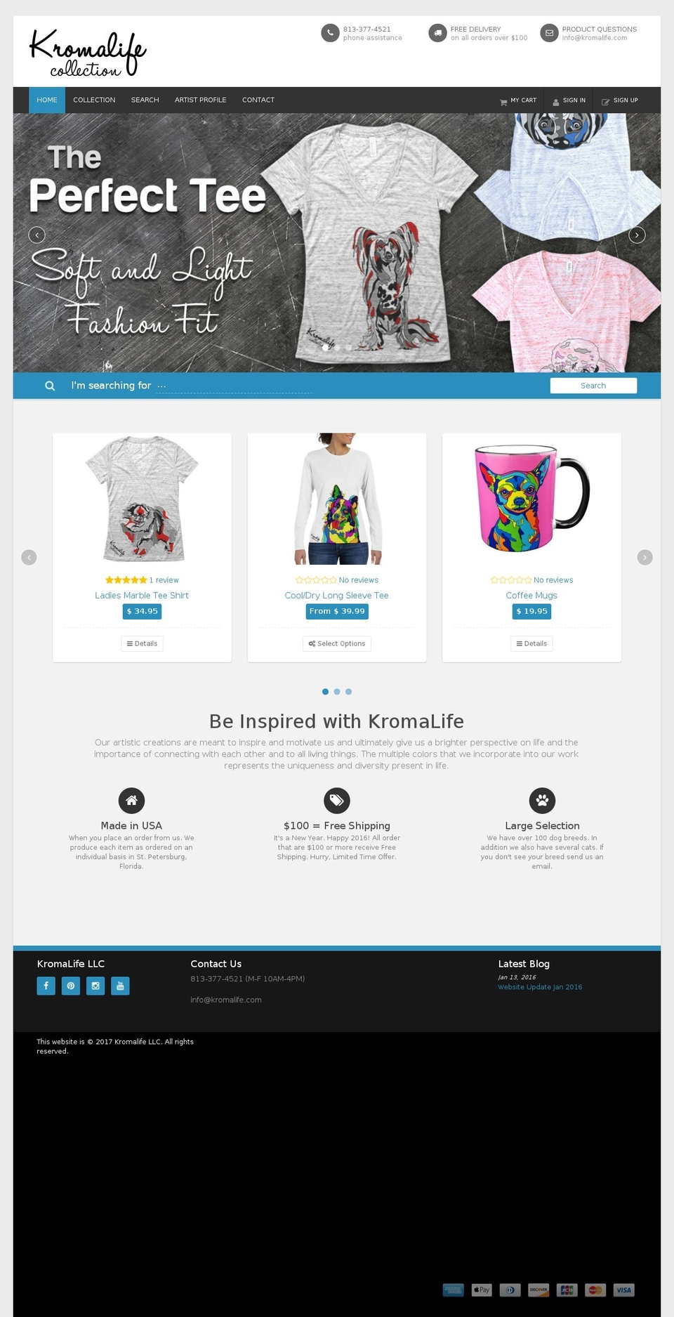 Couponia Shopify theme site example kromalife.net