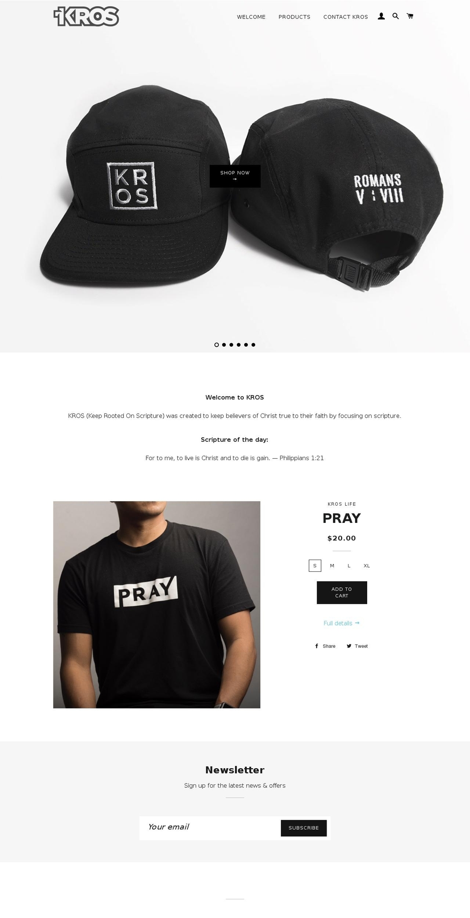 kroslife.com — Shopify storefront screenshot