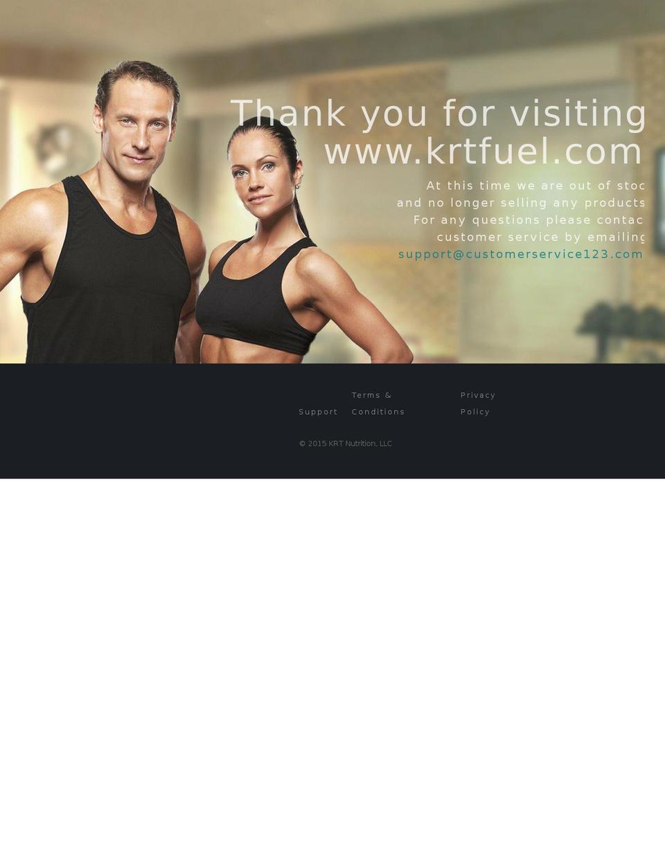 krtfuel.com — Shopify storefront screenshot