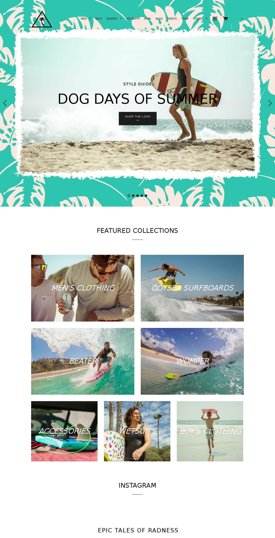 Catch Surf Shopify theme site example krustykrew.com