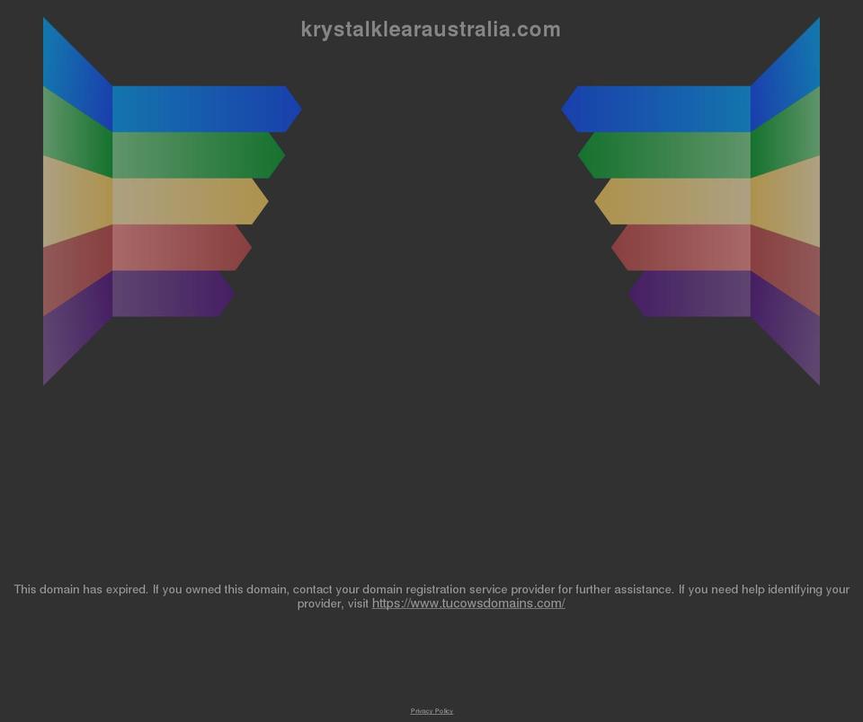krystalklearaustralia.com shopify website screenshot