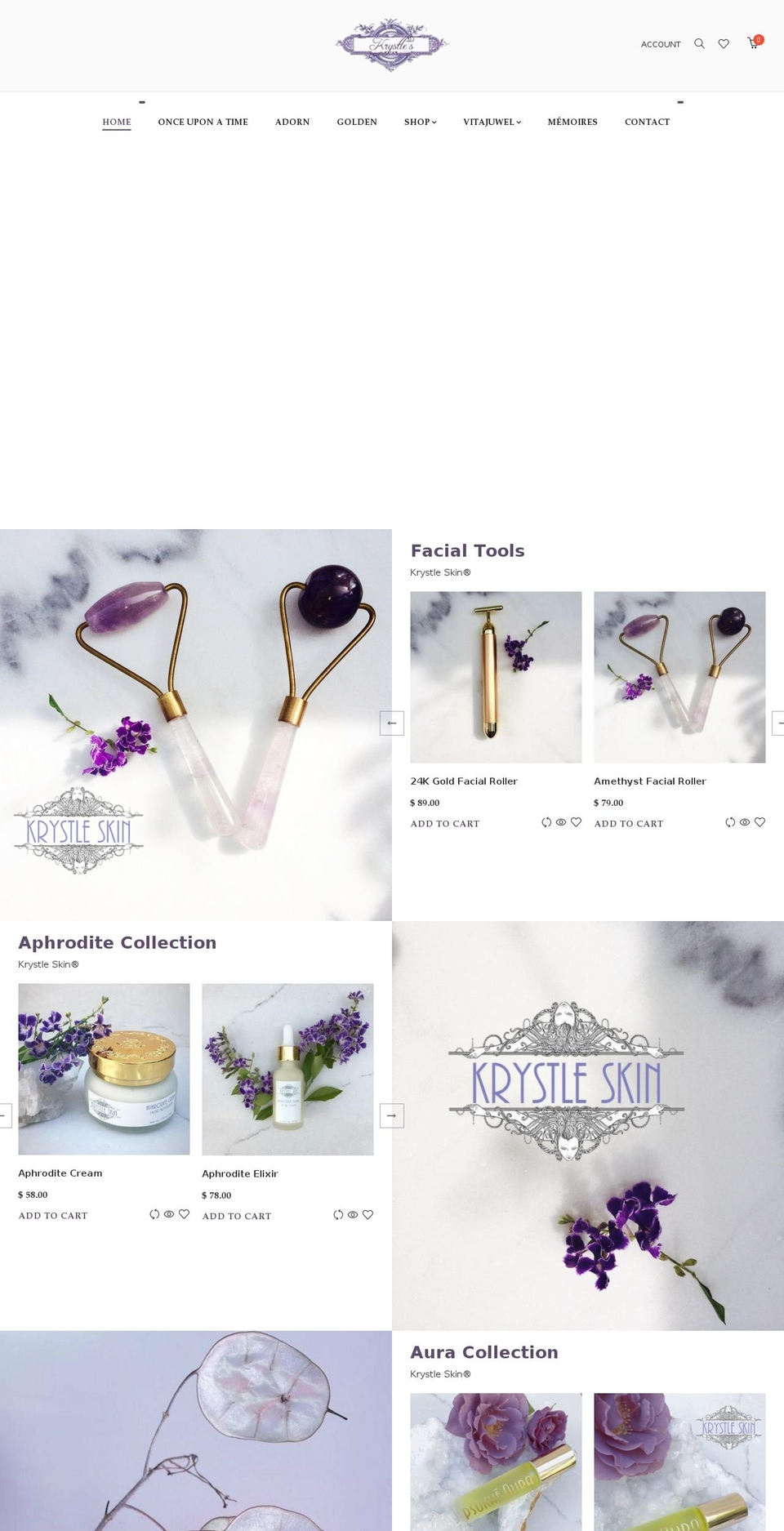 o2-home1-custom1 Shopify theme site example krystlejewelry.com
