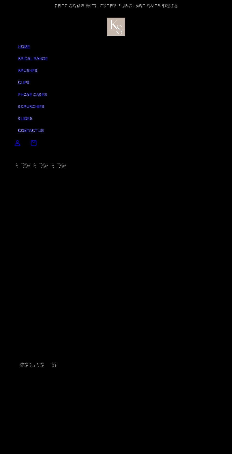 ksaccessories.co.uk shopify website screenshot