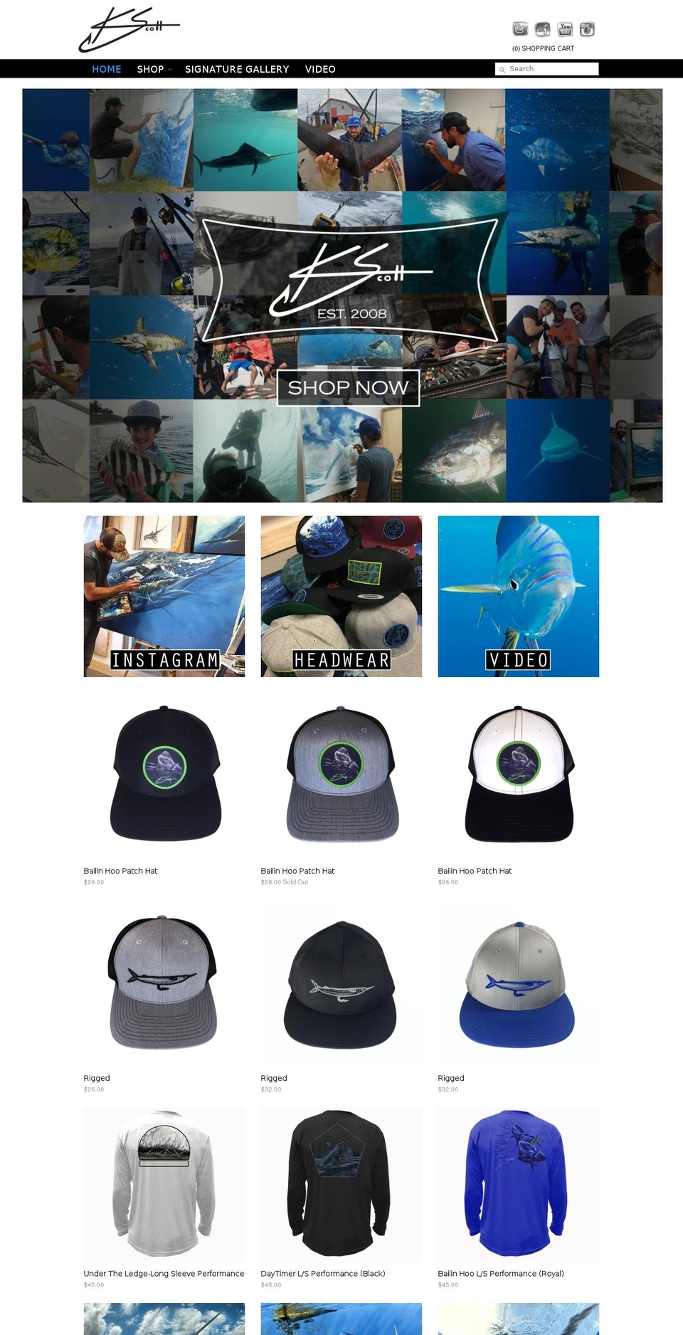 kscottart.com shopify website screenshot