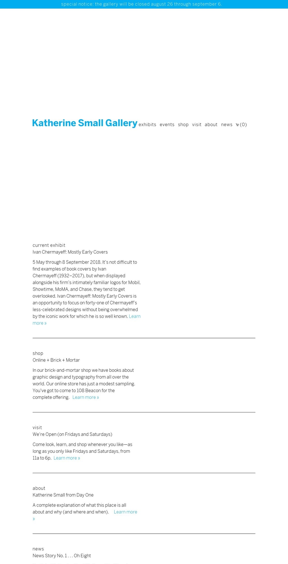 ksmallgallery.com — Shopify storefront screenshot