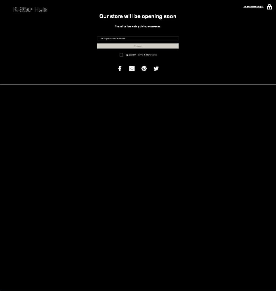kstarhub.com shopify website screenshot