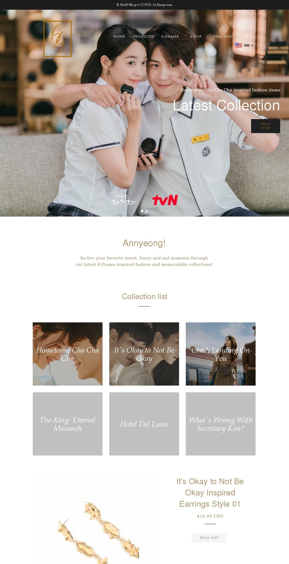 kstuffshop.com — Shopify storefront screenshot