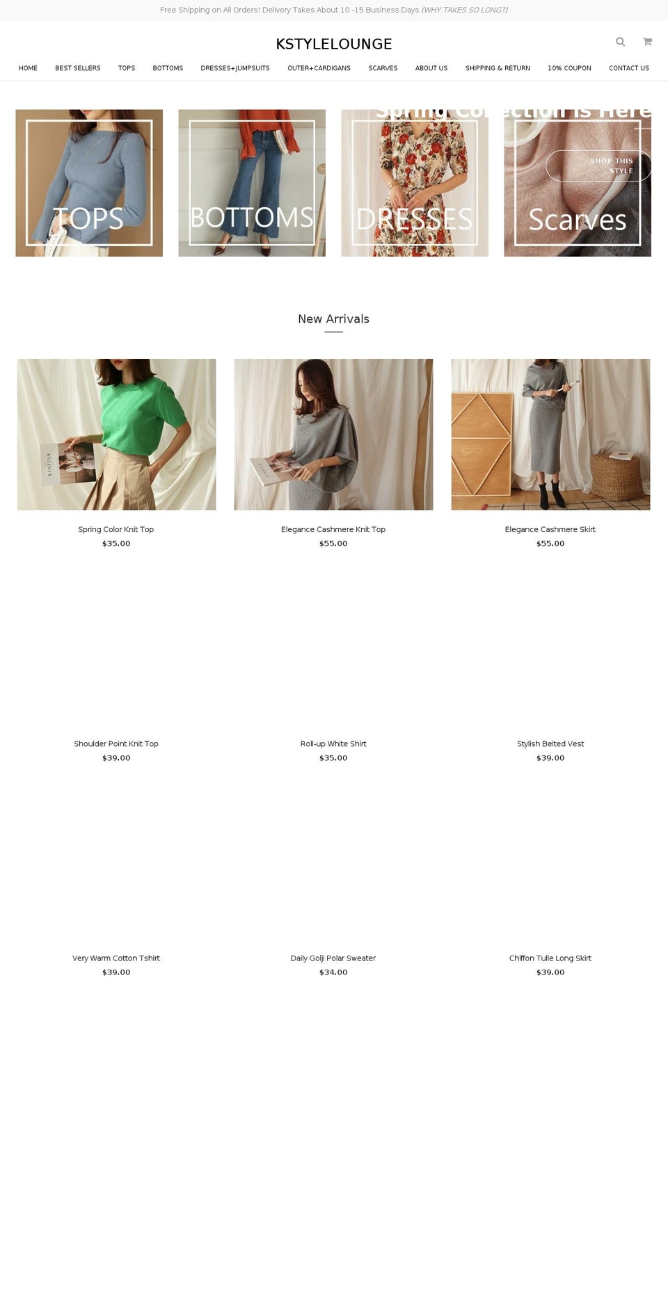 kstylelounge.com — Shopify storefront screenshot