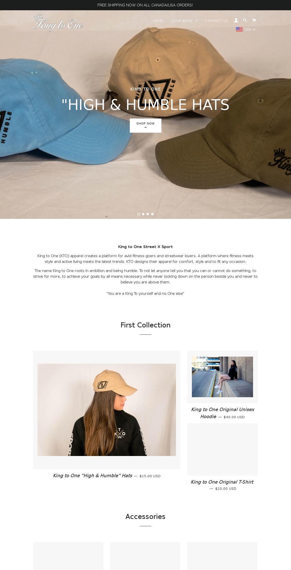ktoapparel.com — Shopify storefront screenshot