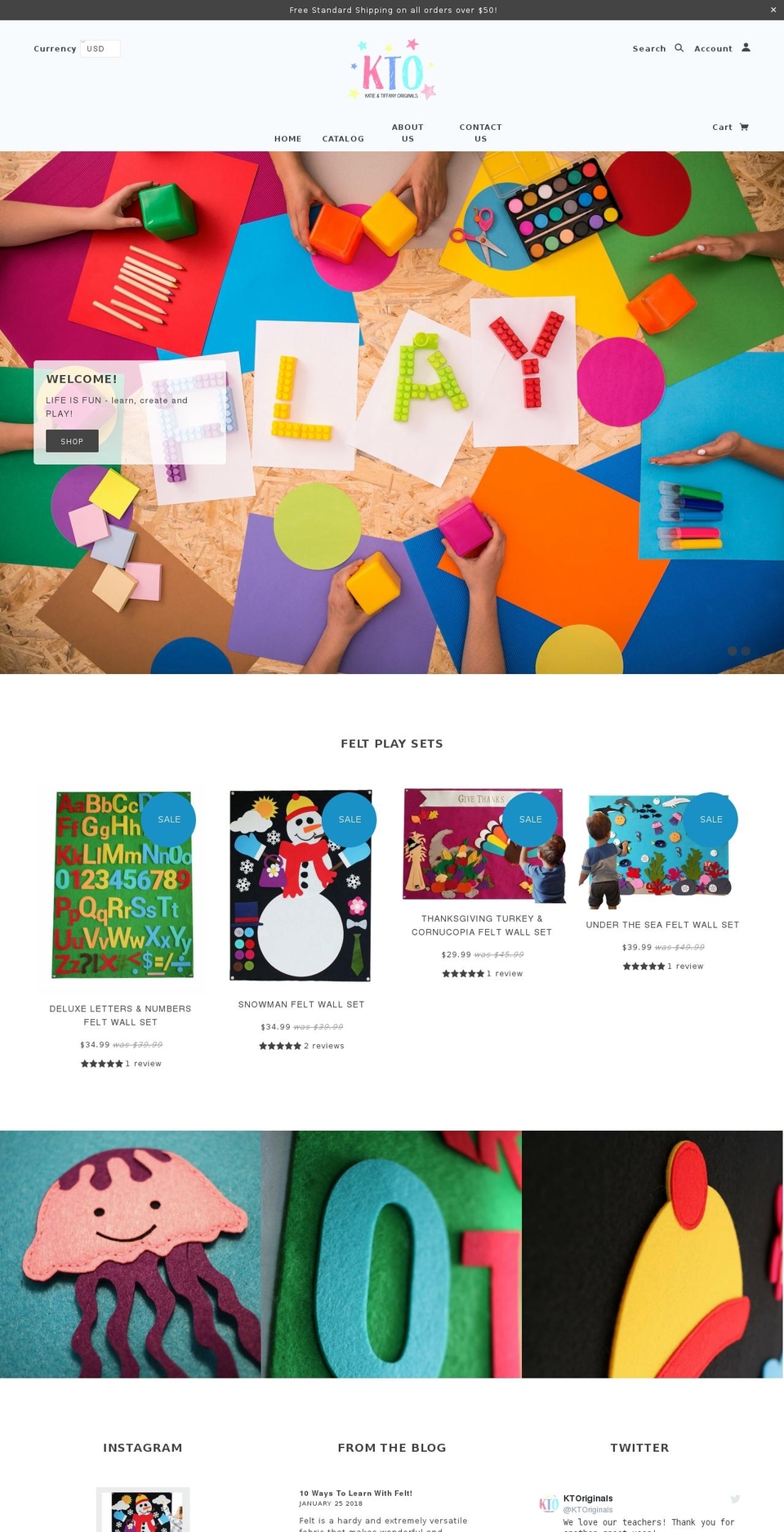 ktodesigns.com — Shopify storefront screenshot