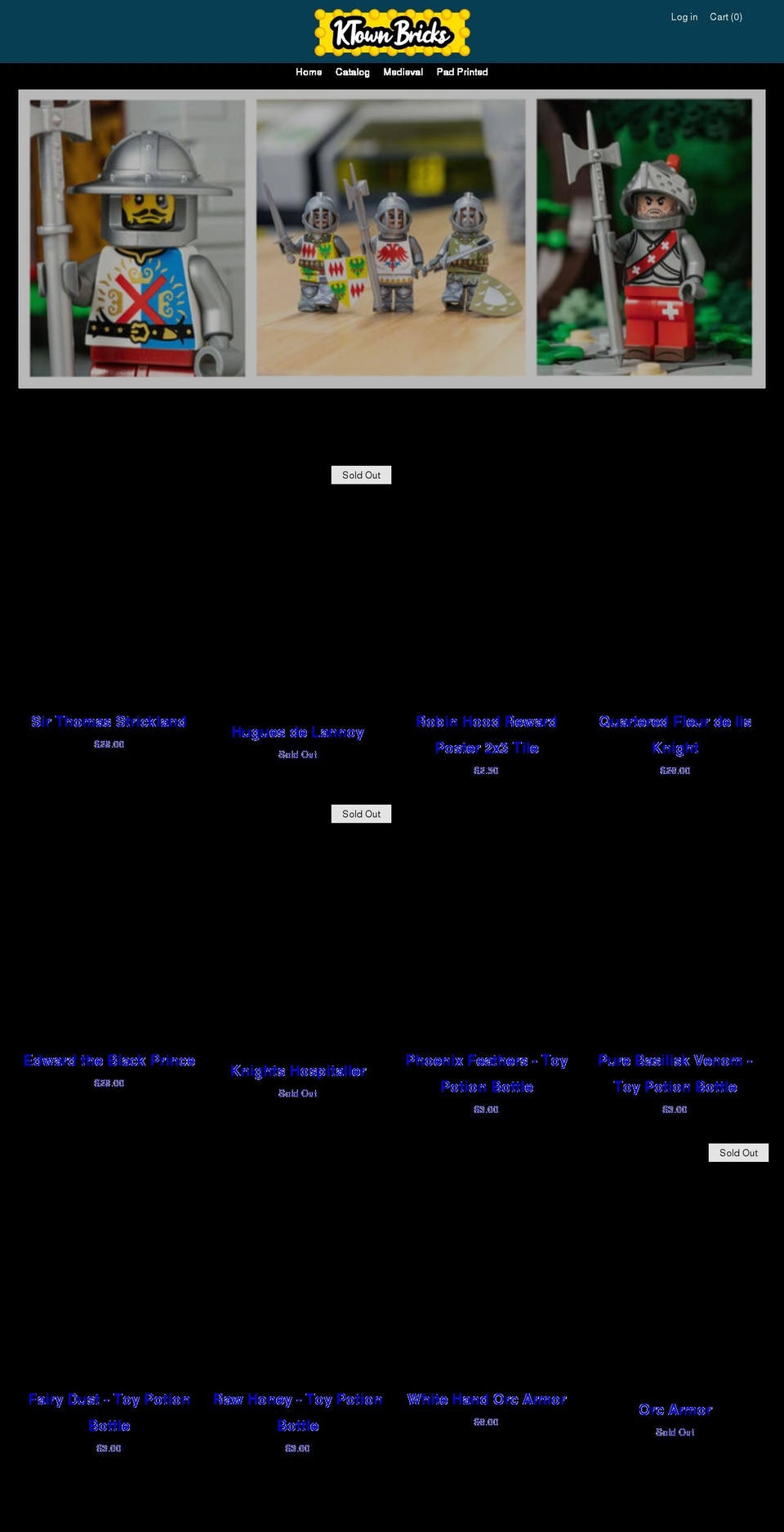 ktownbricks.com shopify website screenshot