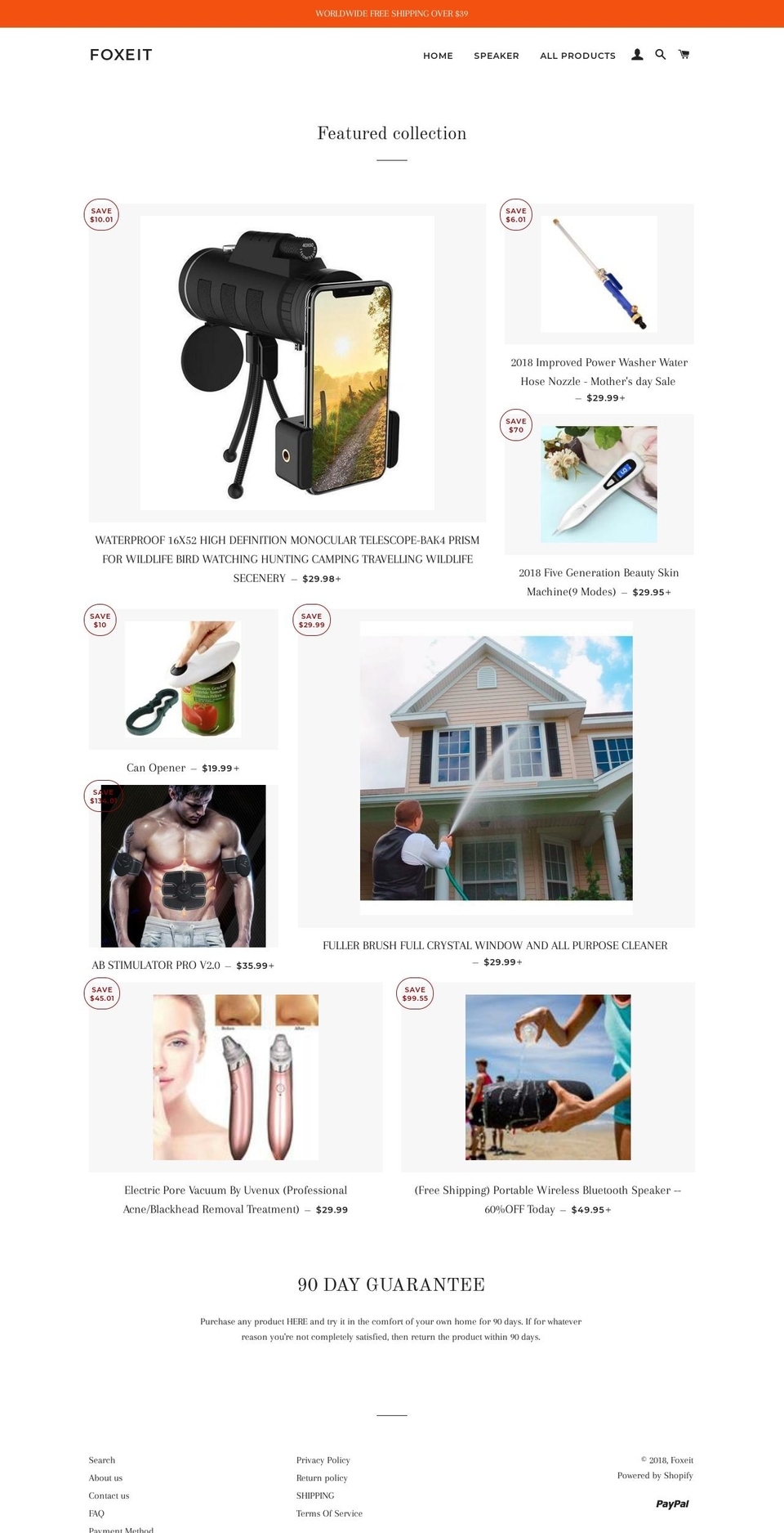 kuajin.net shopify website screenshot