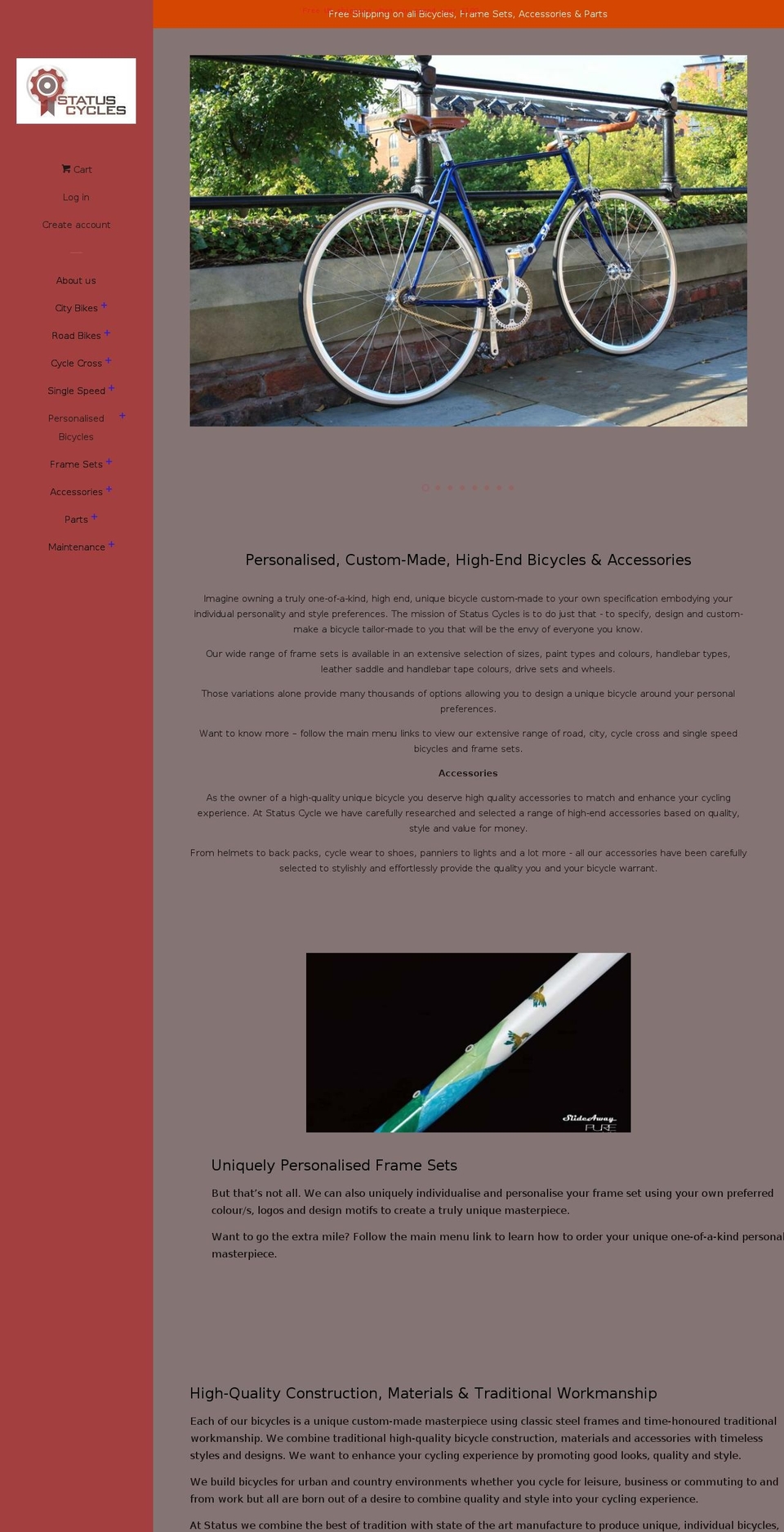 kudosbikes.com shopify website screenshot