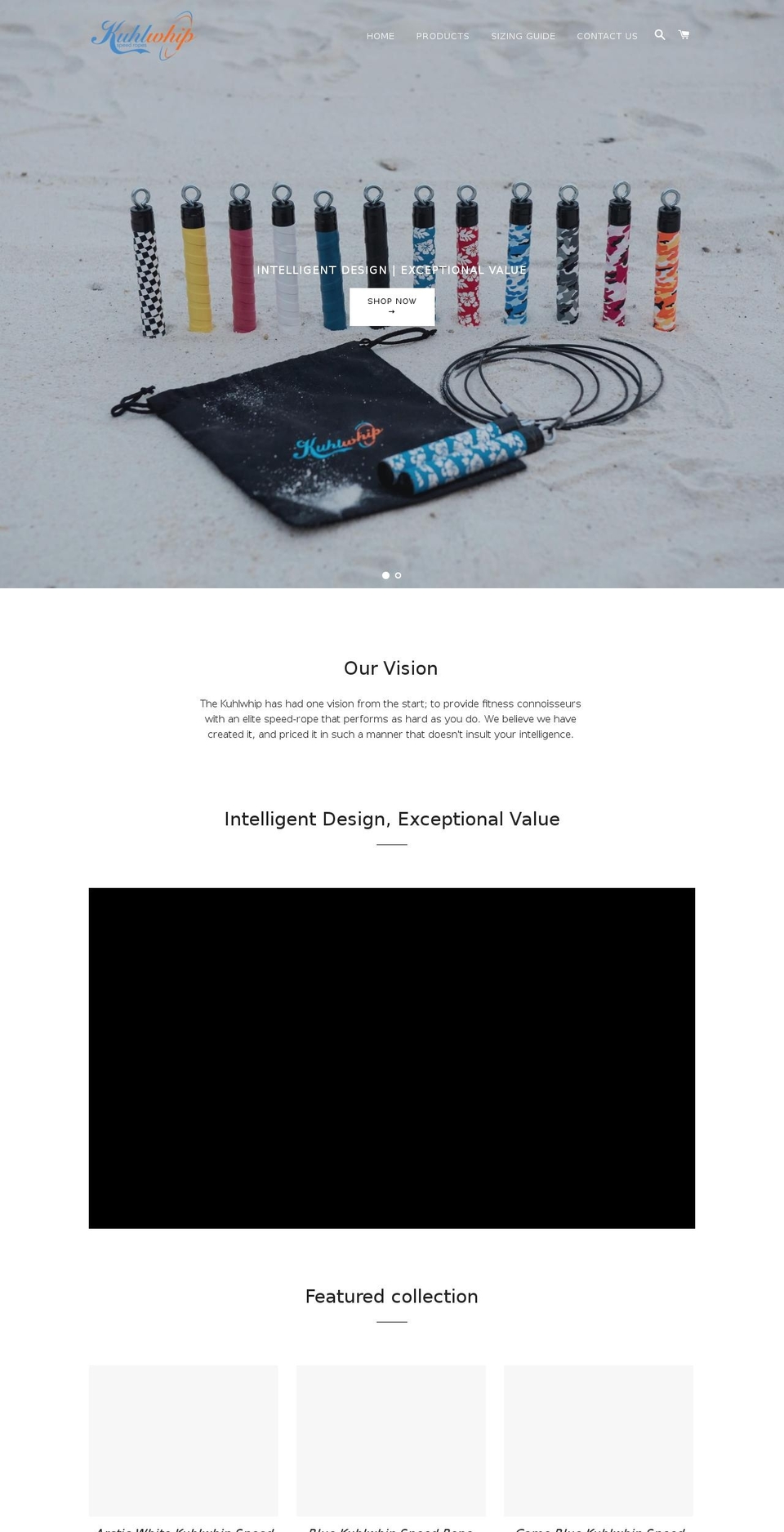 kuhlwhip.com — Shopify storefront screenshot